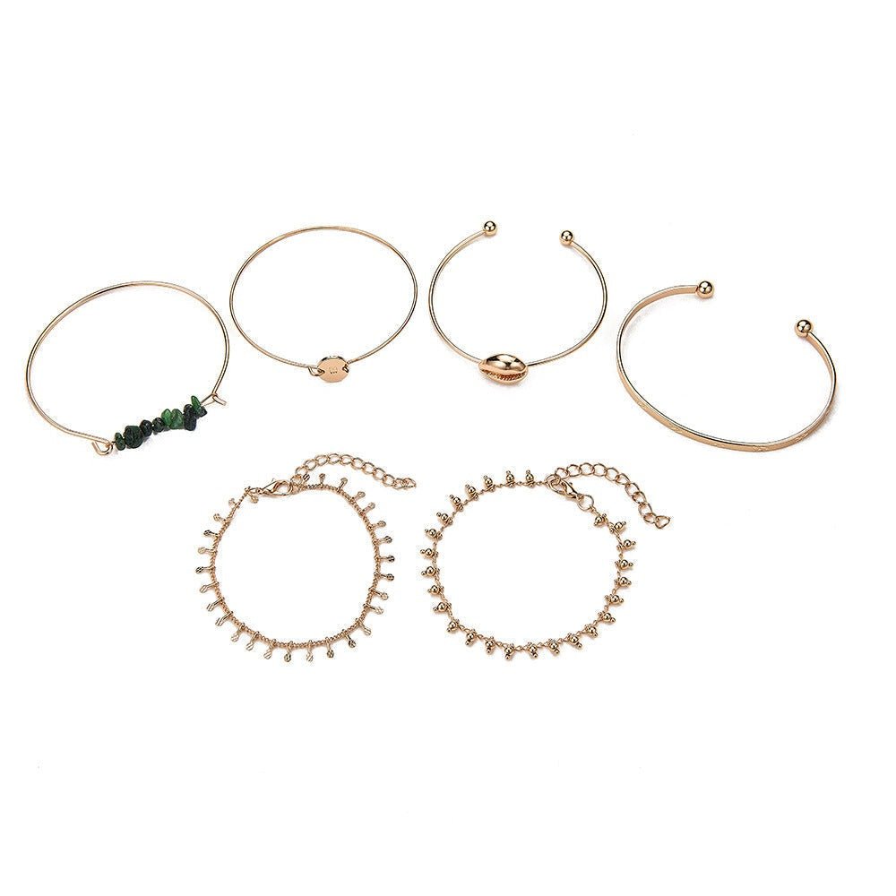 5pcs Heart Infinity Love Jewellery Bracelet Set.