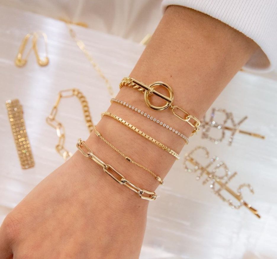 5pcs Heart Infinity Love Jewellery Bracelet Set.