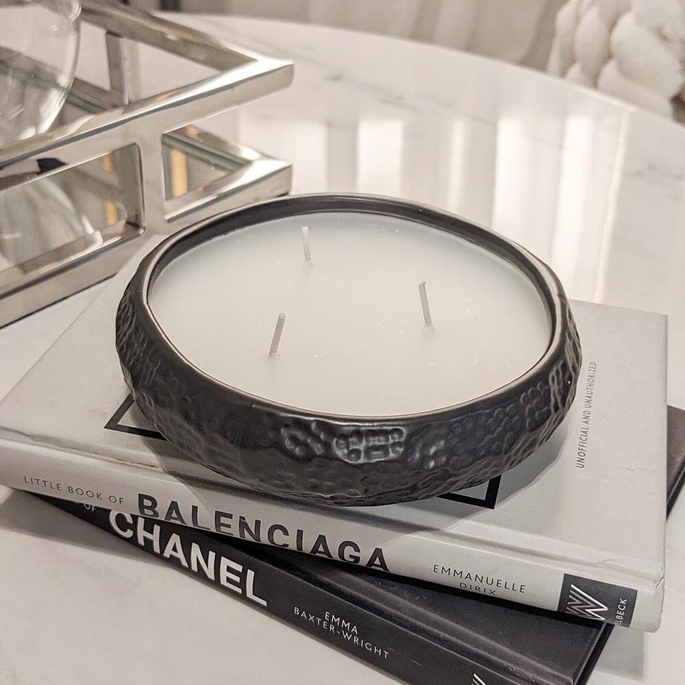 Aeolian 3 Wick Black Scented Candle.