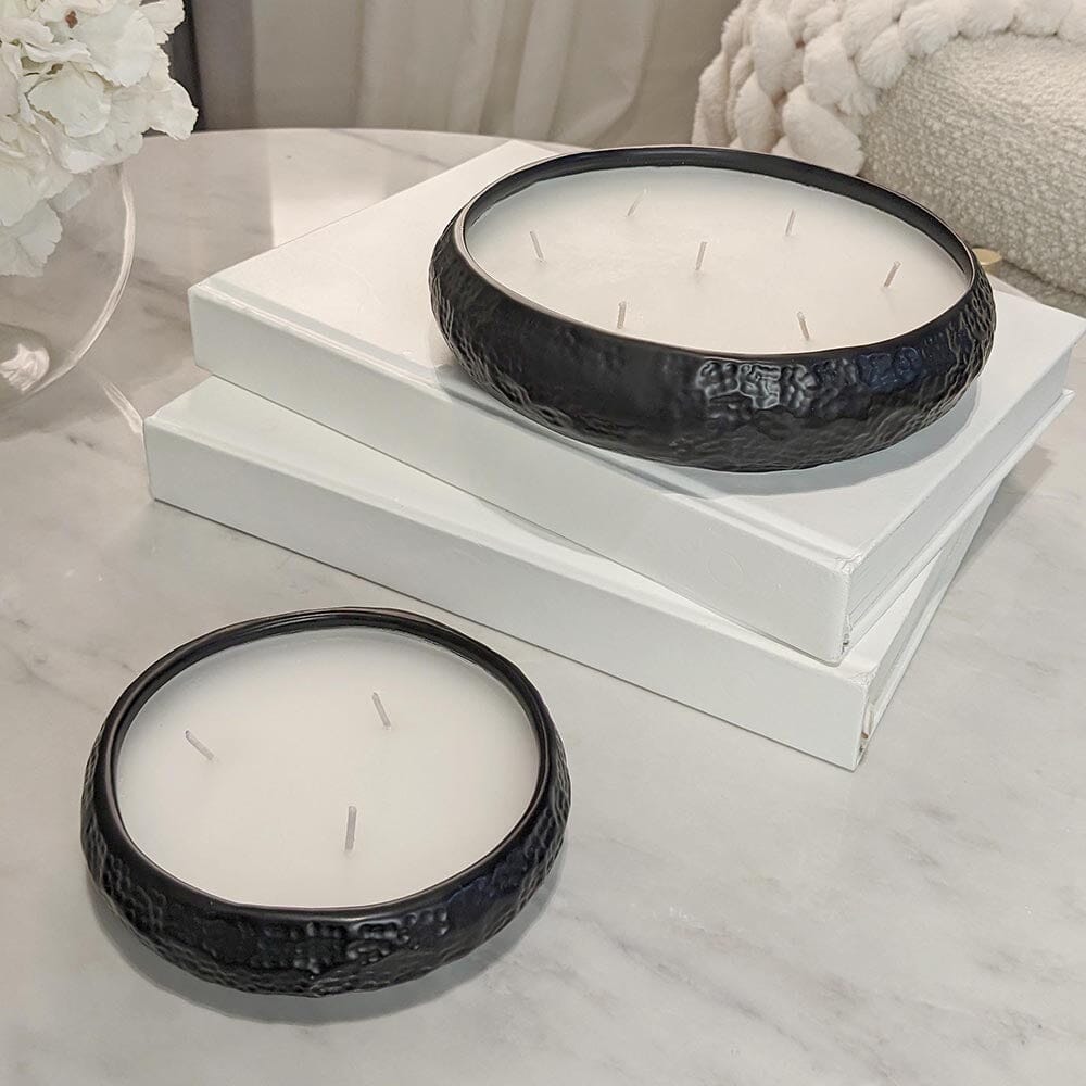 Aeolian 3 Wick Black Scented Candle.