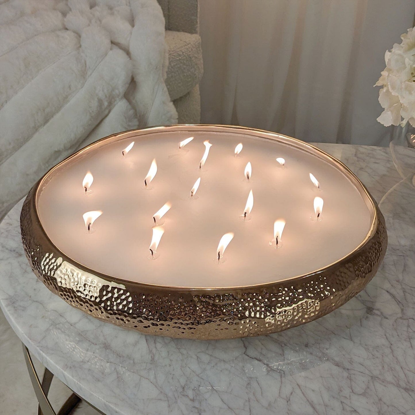 Aeolian XL Bronze 17 Wick Scented Candle Rowen Homes