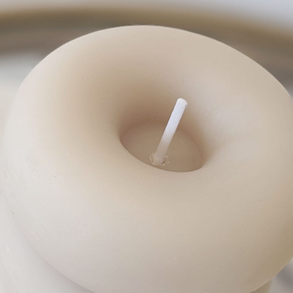 Amelia Taupe Mini 3 Tiered Candle.