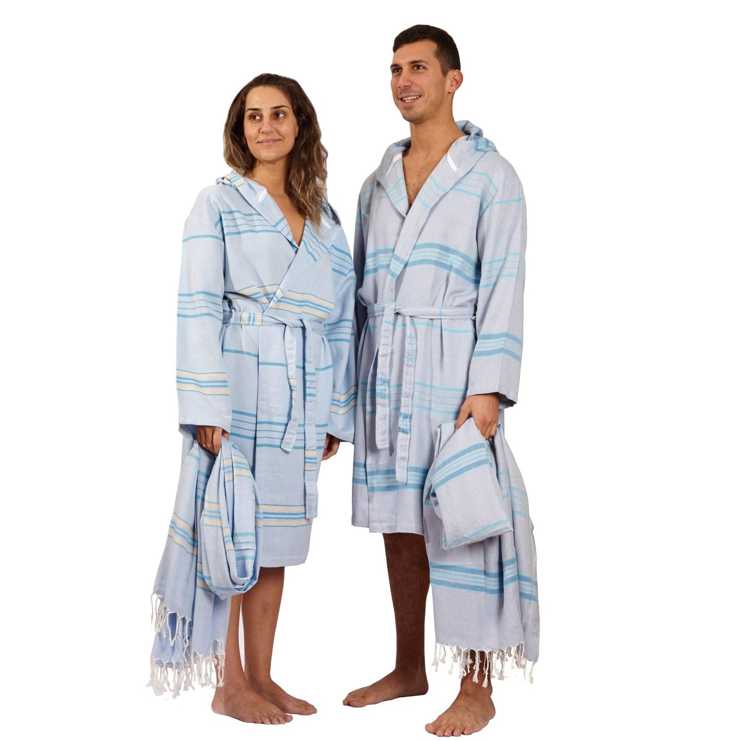 Antalya Unisex Bathrobe - Beige.