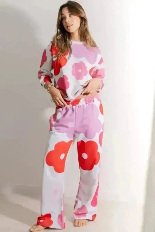 Blooming Leisure Co - ord Set - Rosey's Creations