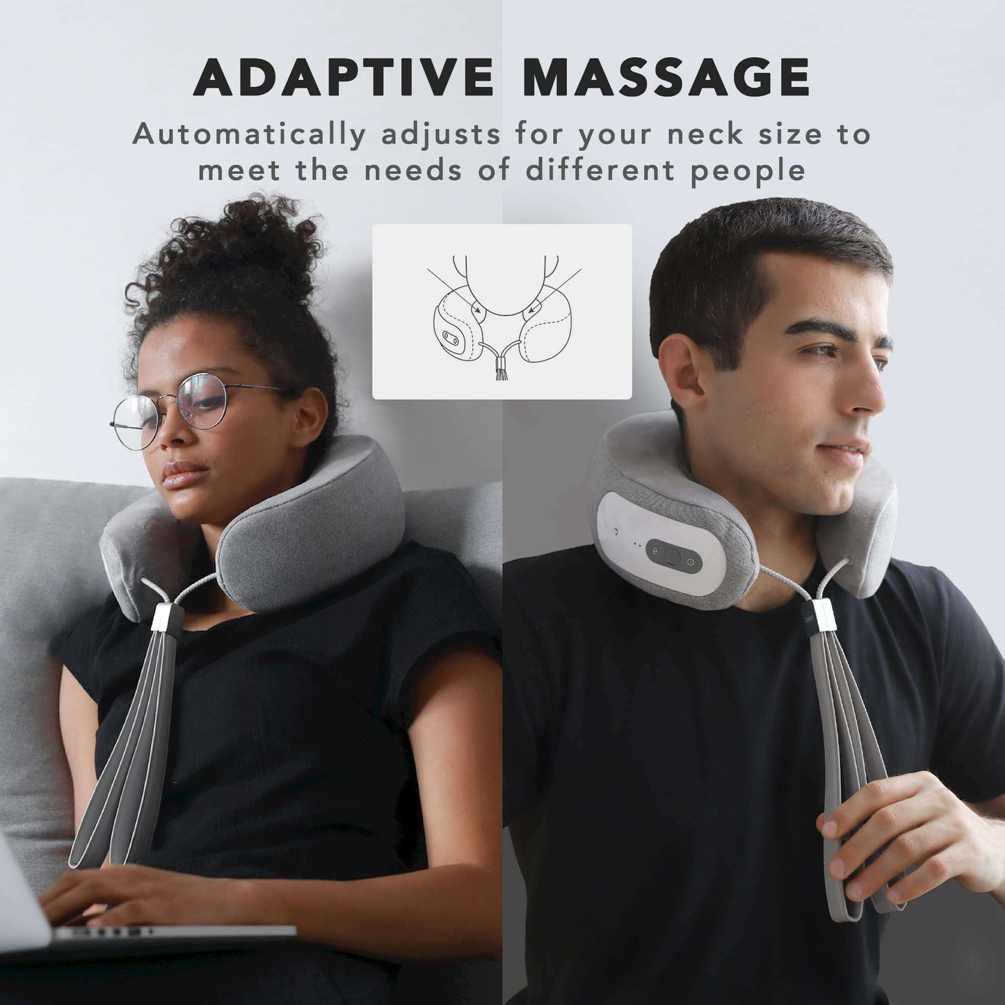 Breo iNeck 3 Pro – Ergonomic U - Shape Shiatsu Neck Massager with App Control - Rosey's Creations