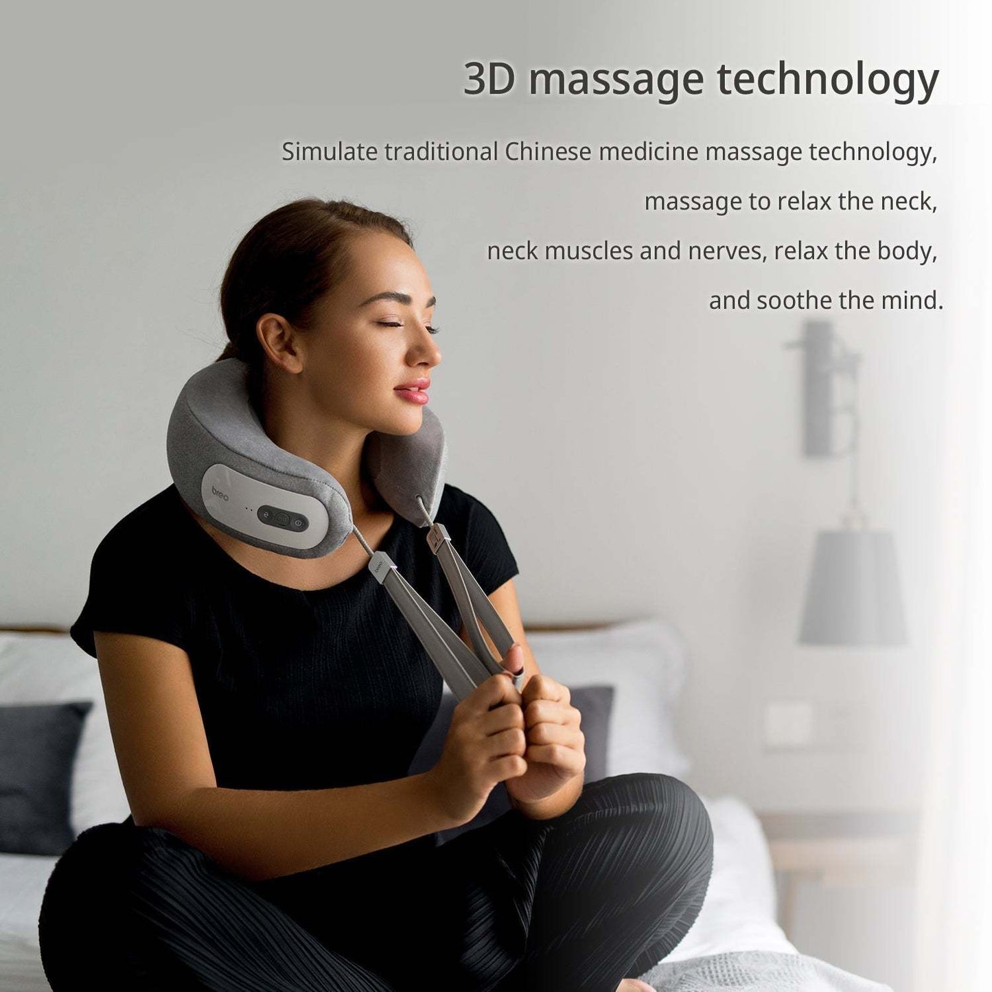 Breo iNeck 3 Pro – Ergonomic U - Shape Shiatsu Neck Massager with App Control - Rosey's Creations