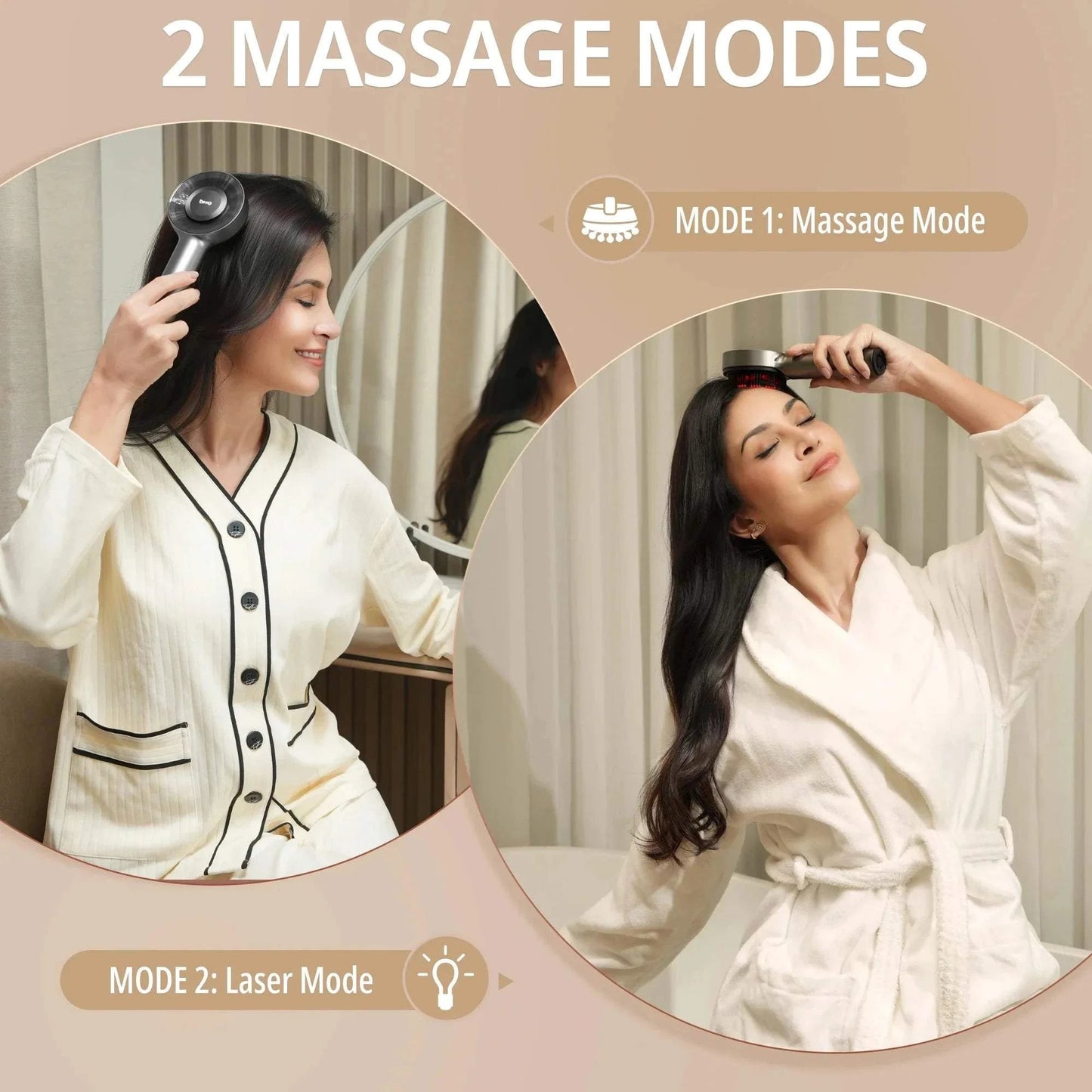 Breo LumiHeal Pro Hair Growth Massager - FDA - Cleared Low - Level Laser Therapy Scalp Massager with 72 Massage Bristles for Thinning Hair - Rosey's Creations