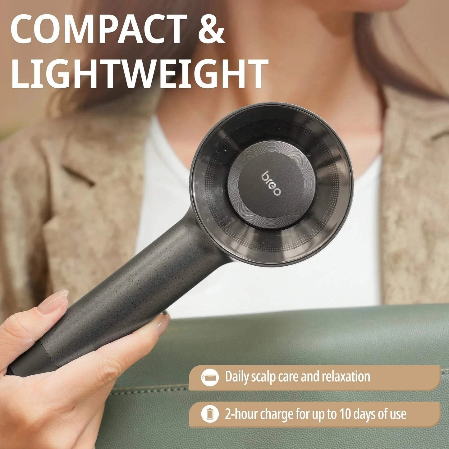 Breo LumiHeal Pro Hair Growth Massager - FDA - Cleared Low - Level Laser Therapy Scalp Massager with 72 Massage Bristles for Thinning Hair - Rosey's Creations