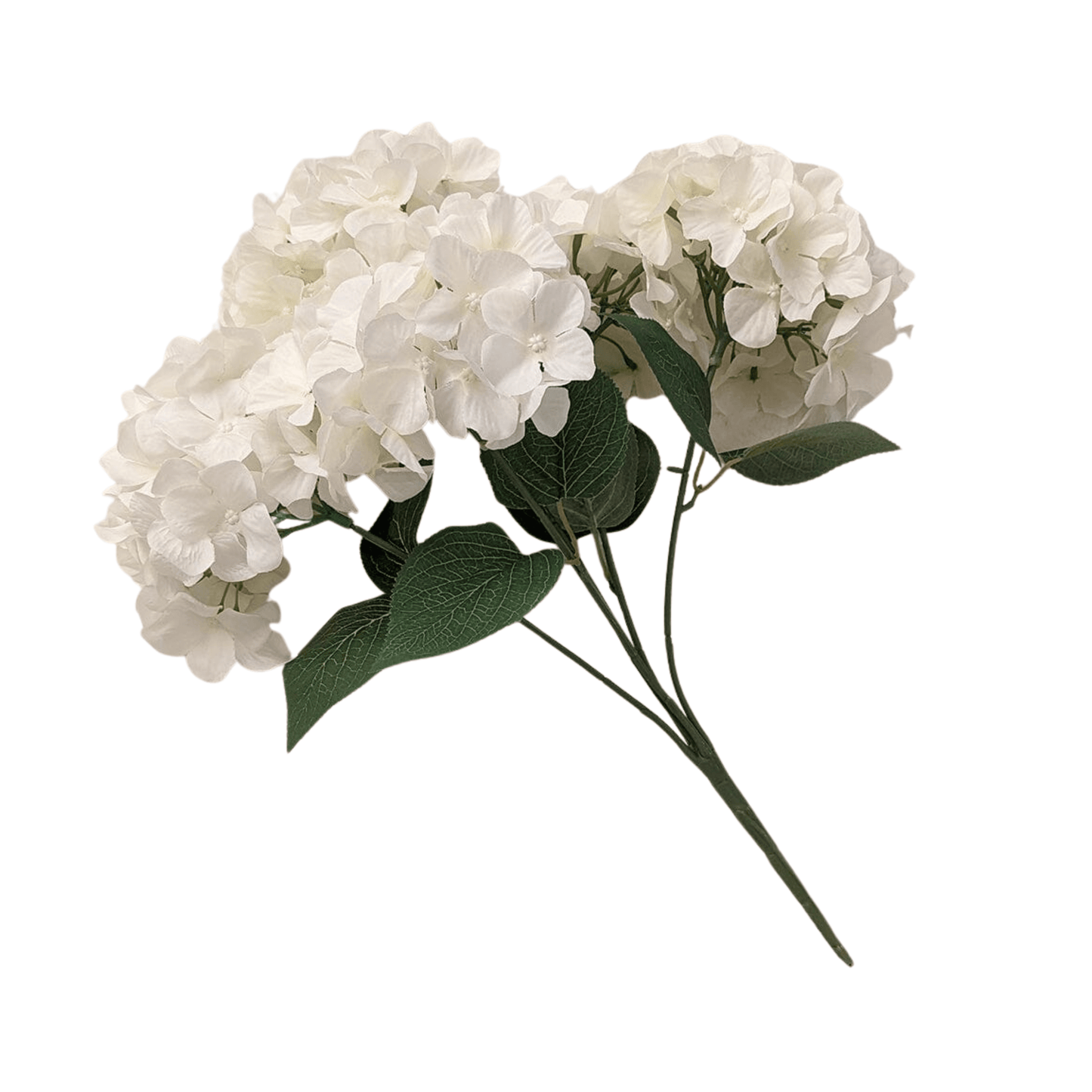 Cream Hydrangea Faux Floral Bunch.