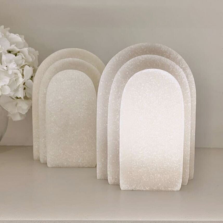 Delaney White Marble Effect Set of 2 Bookends - Rosey's Creations