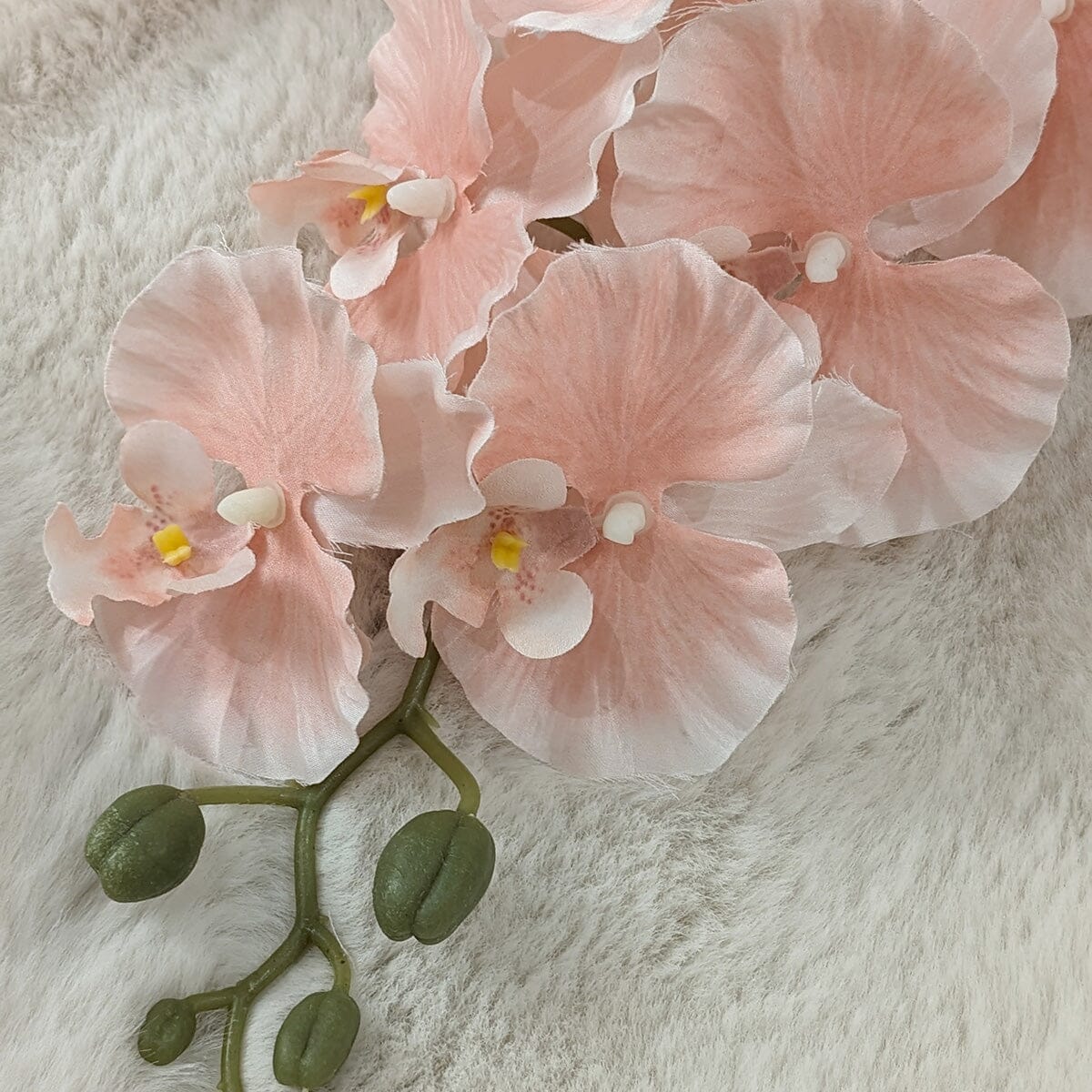 Faux Baby Pink Orchid Single Stem Flower - Rosey's Creations