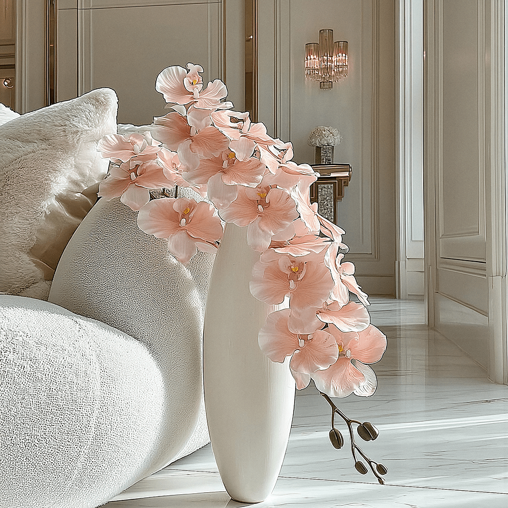 Faux Baby Pink Orchid Single Stem Flower - Rosey's Creations