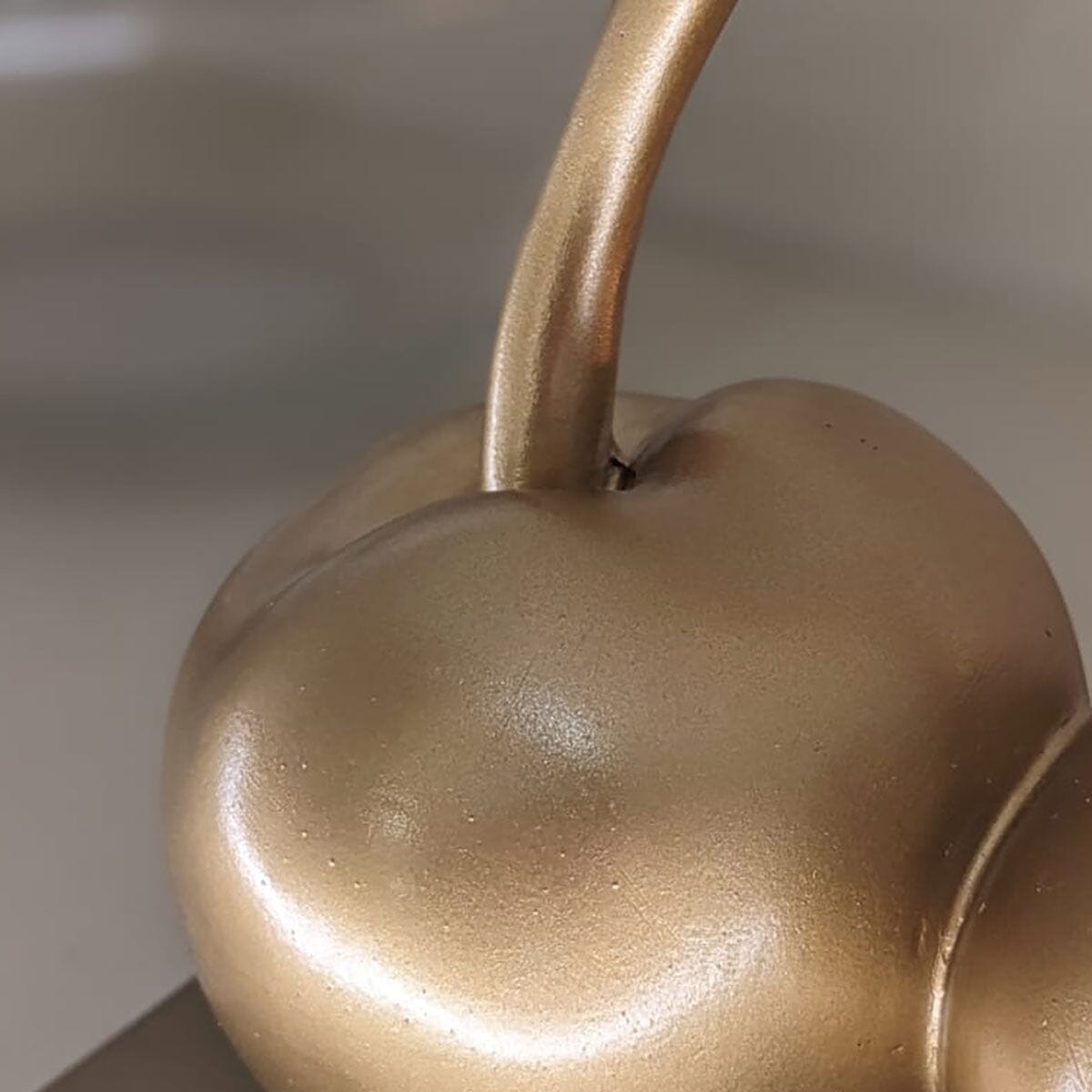 Gold Decorative Cherry Ornament - Rosey's Creations