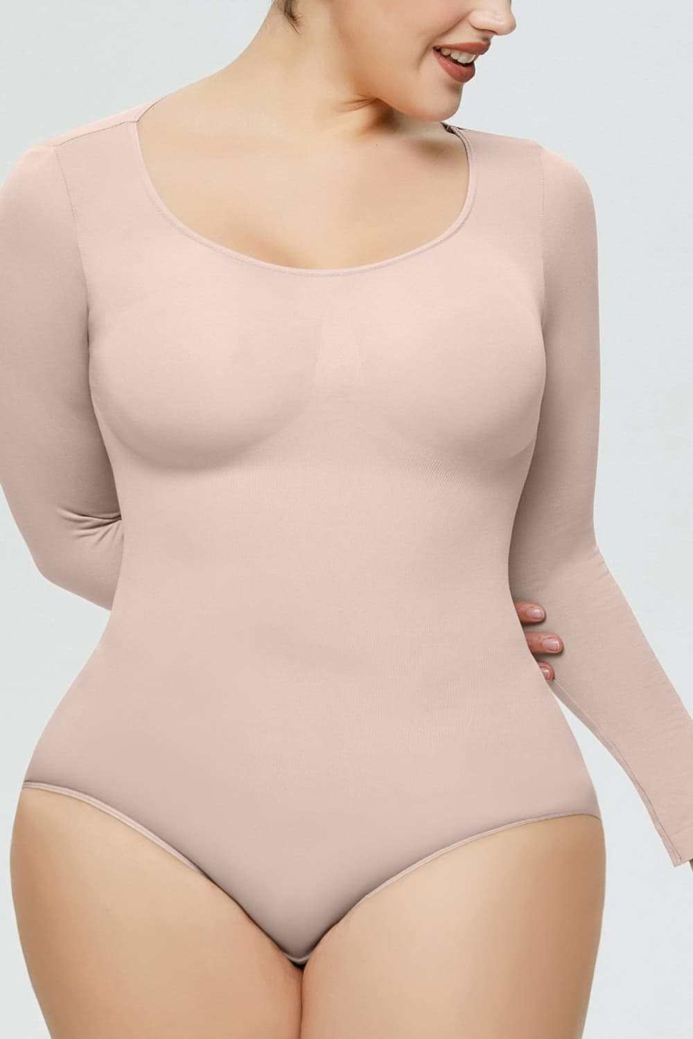 Long Sleeve Shaping Bodysuit - Rosey's Creations