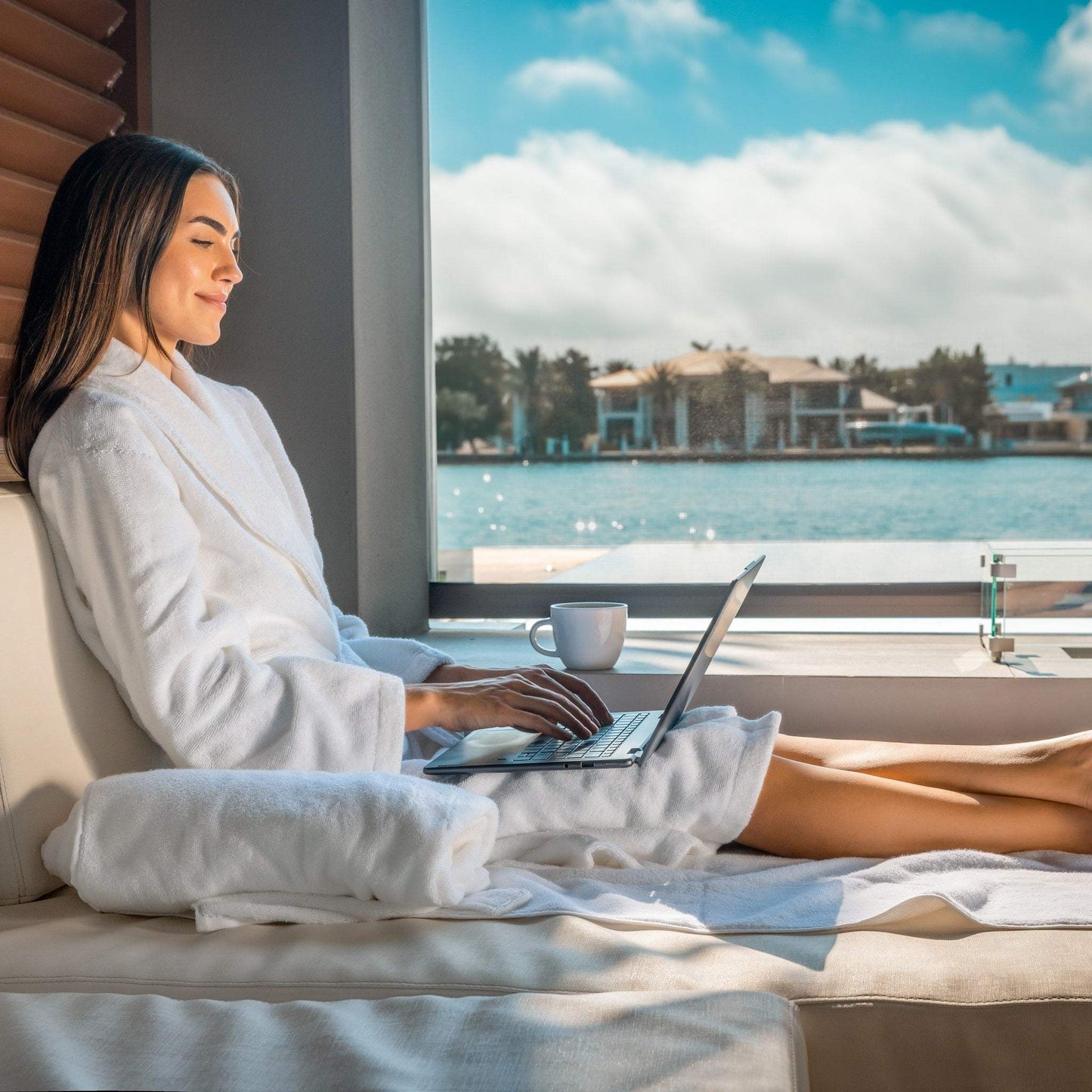 Luxury Organic Bathrobe.