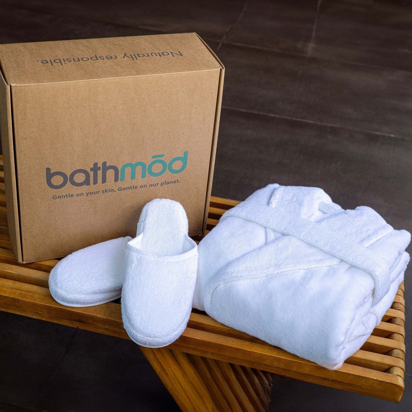 Luxury Organic Bathrobe.