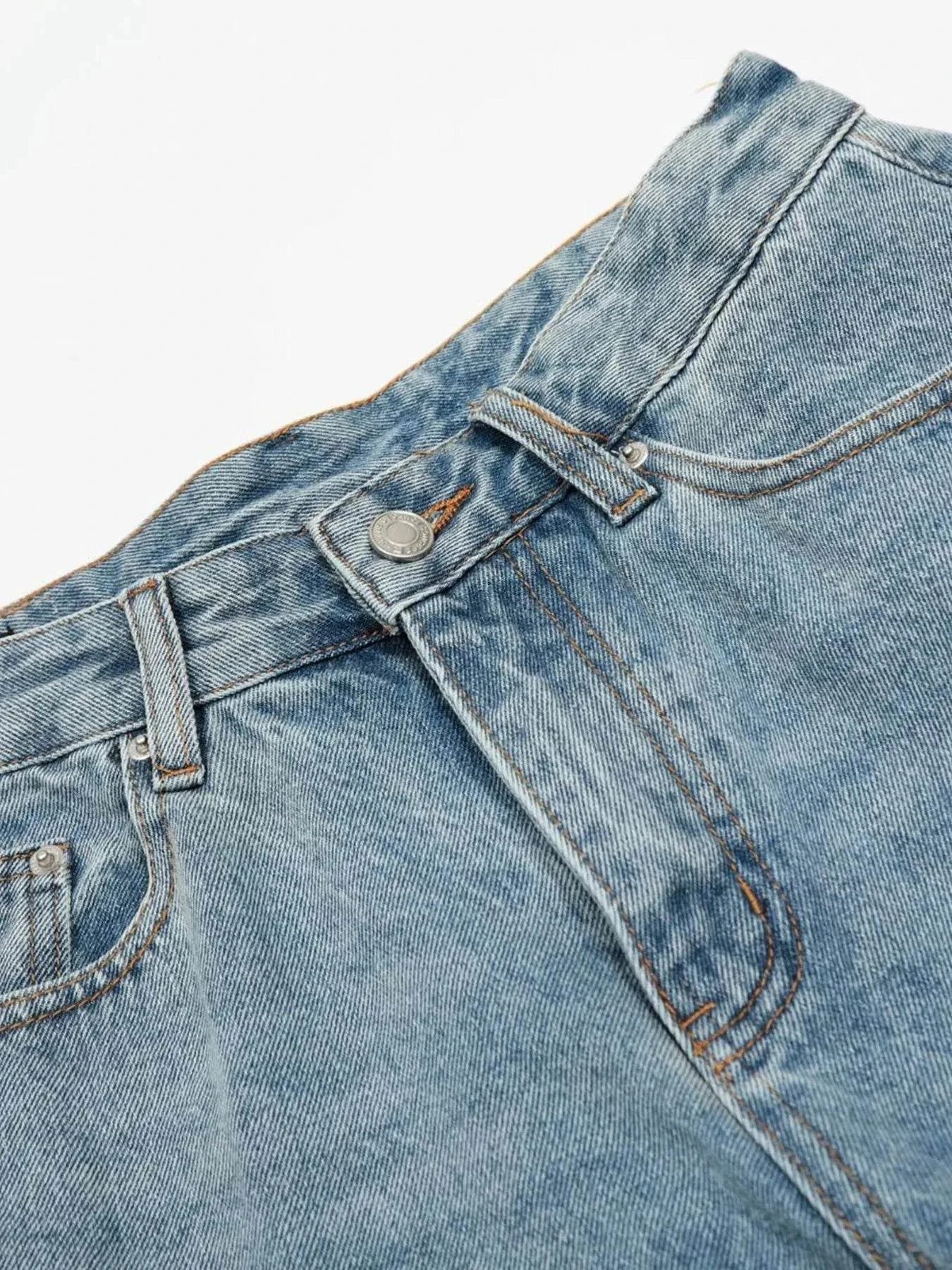 Men's Oversized Distressed Demin Shorts - Rosey's Creations