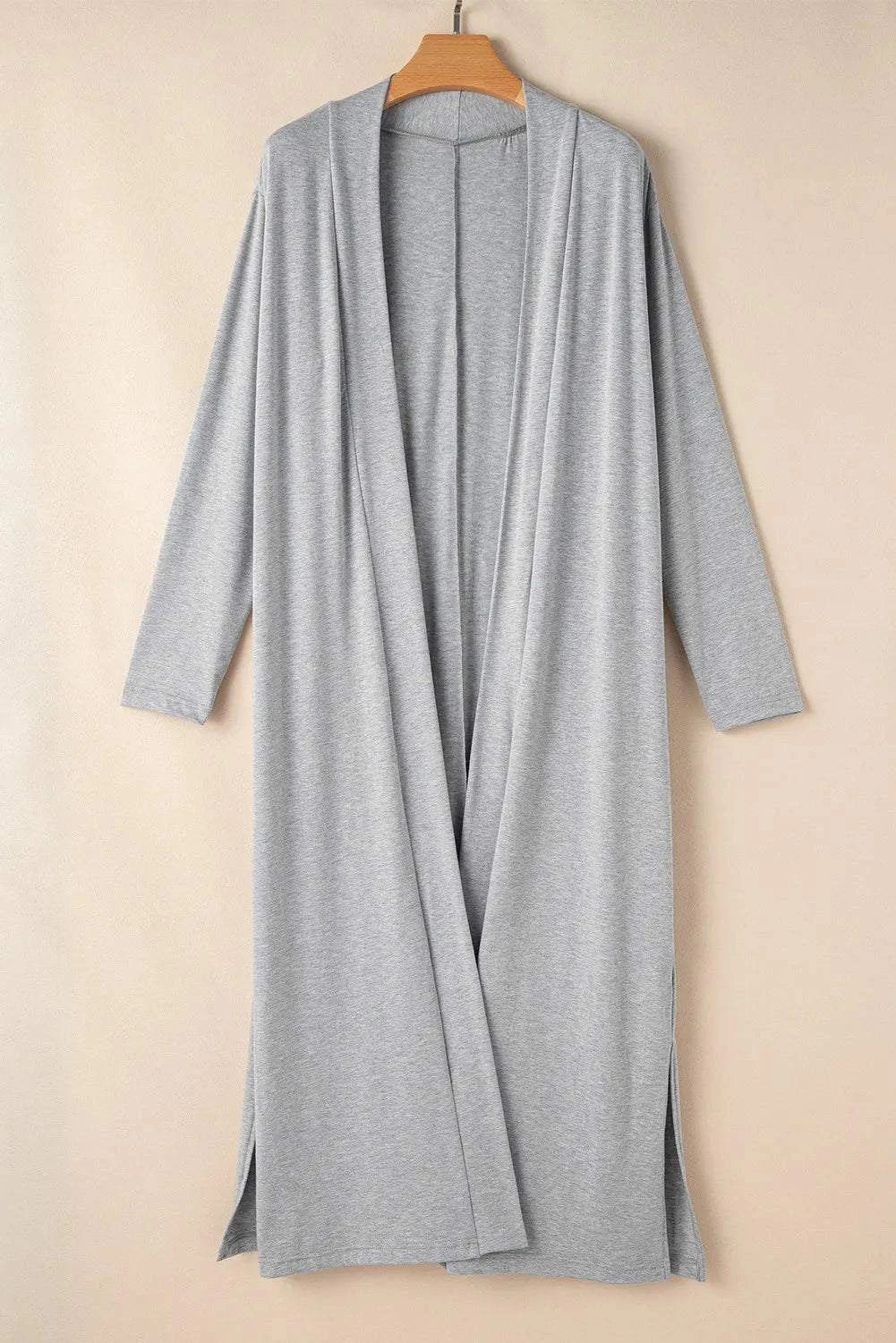 Open Front Long Sleeve Cardigan and Pants Lounge Set - Rosey's Creations