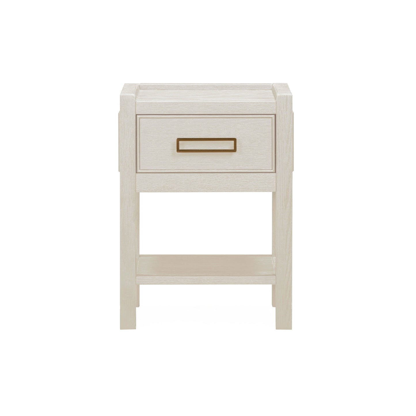 Soho Cream Oak Veneer 1 Drawer Bedside Table.