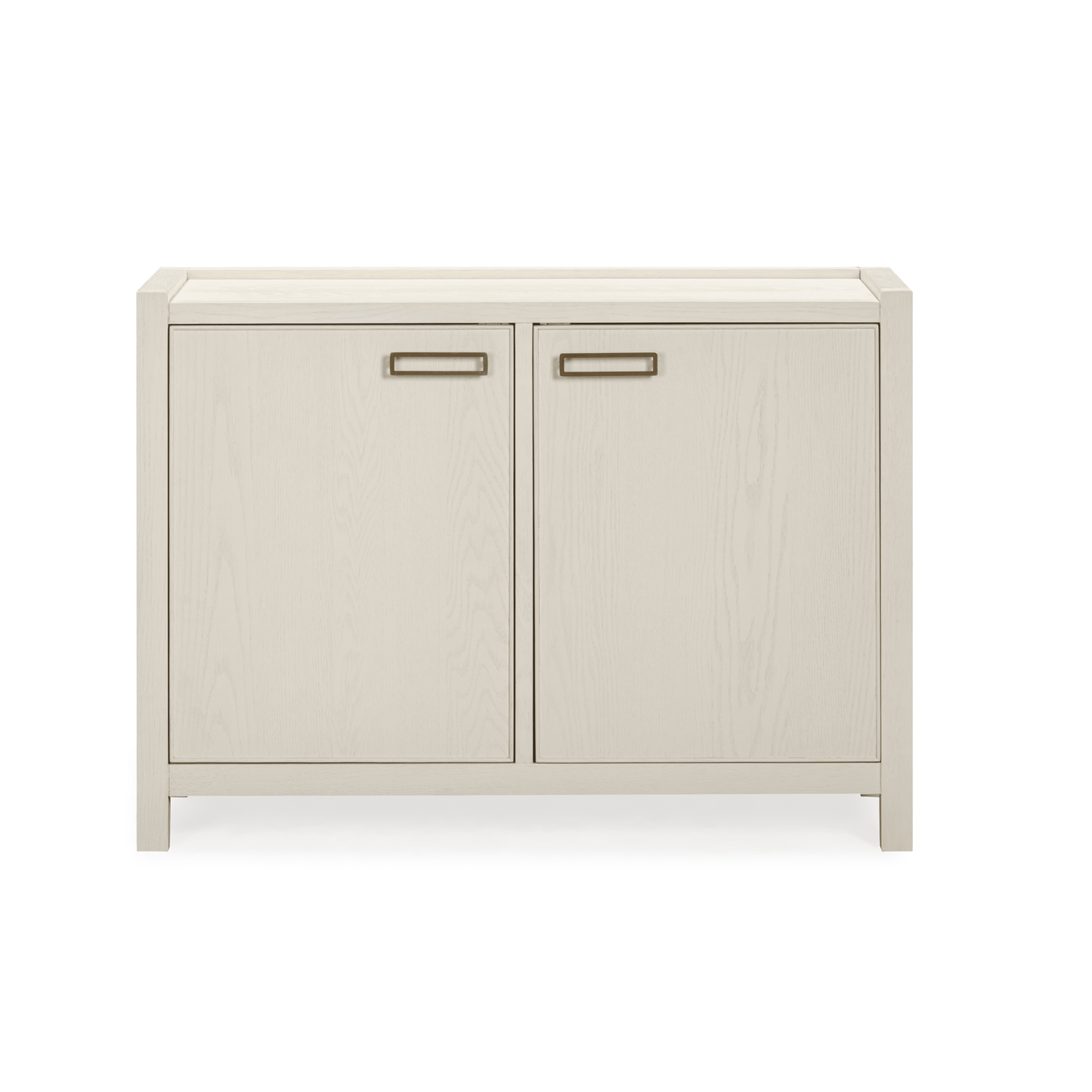 Soho Cream Oak Veneer 2 Door Sideboard.