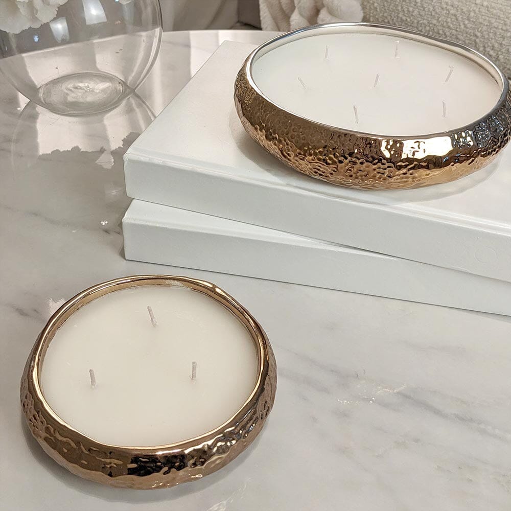 Set of 2 Aeolian Bronze Candles - Rosey's Creations