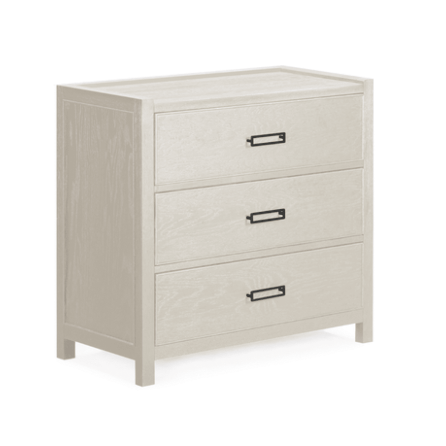 Soho Cream Oak Veneer 3 Drawer Chest - Rosey's Creations