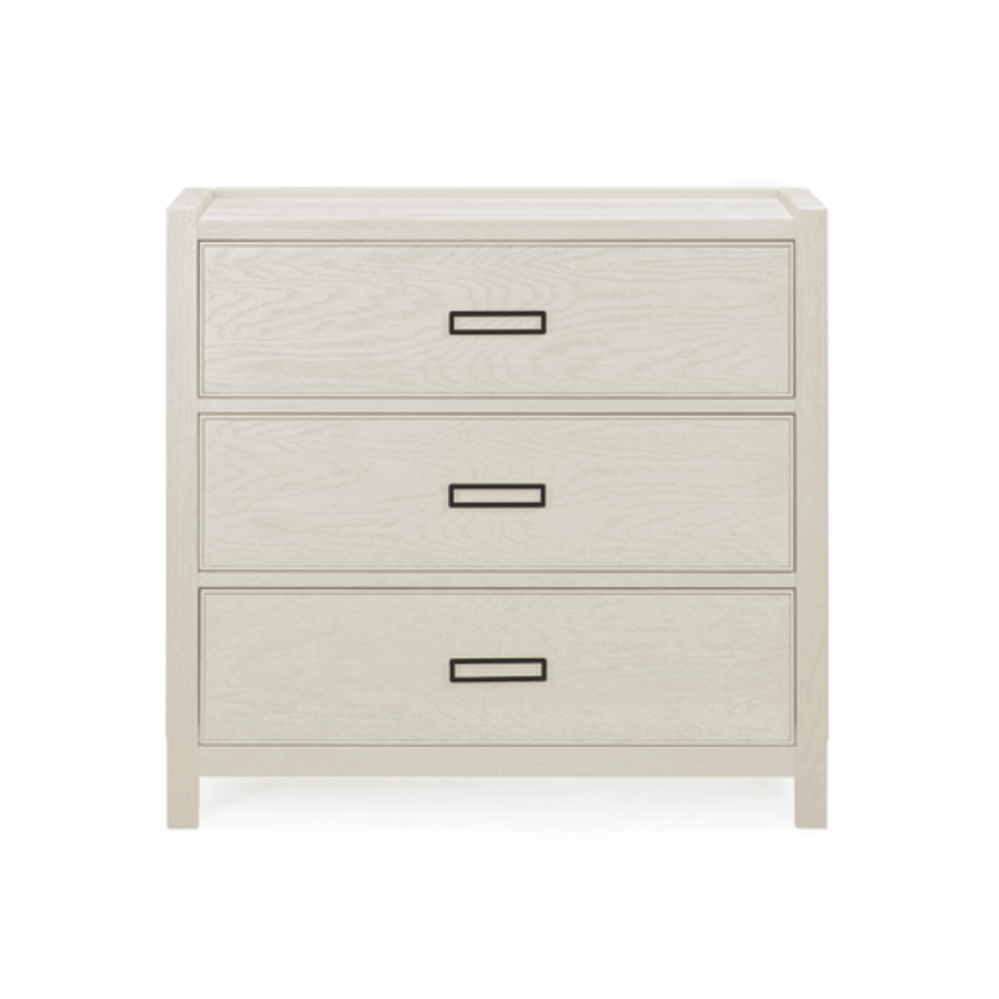 Soho Cream Oak Veneer 3 Drawer Chest - Rosey's Creations