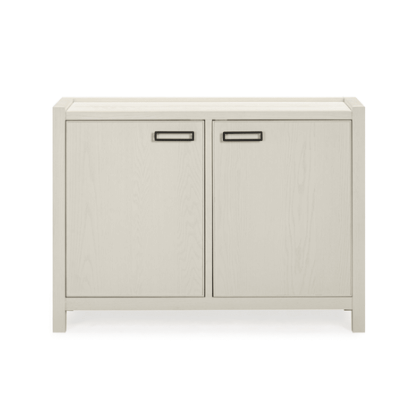 Soho Cream Oak Veneer 2 Door Sideboard.