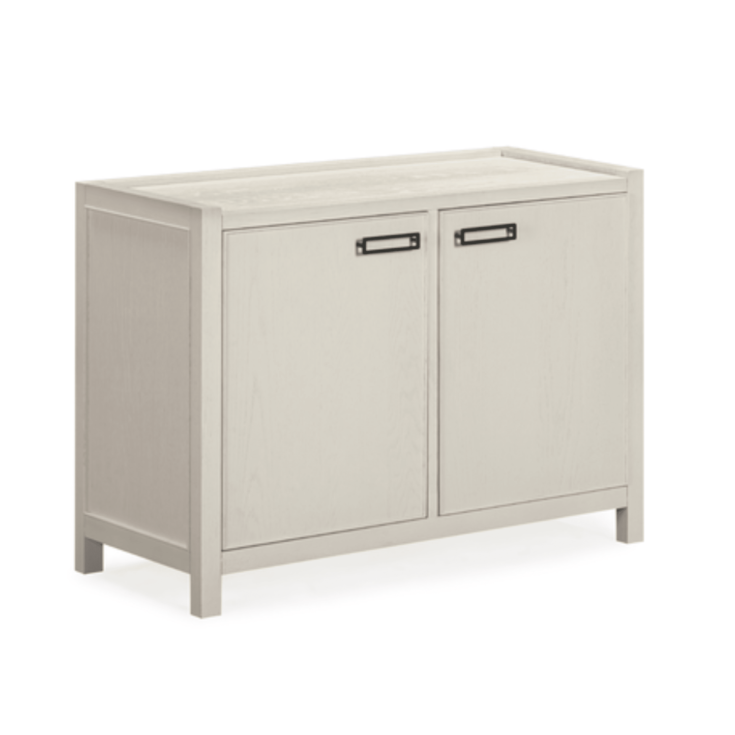 Soho Cream Oak Veneer 2 Door Sideboard.
