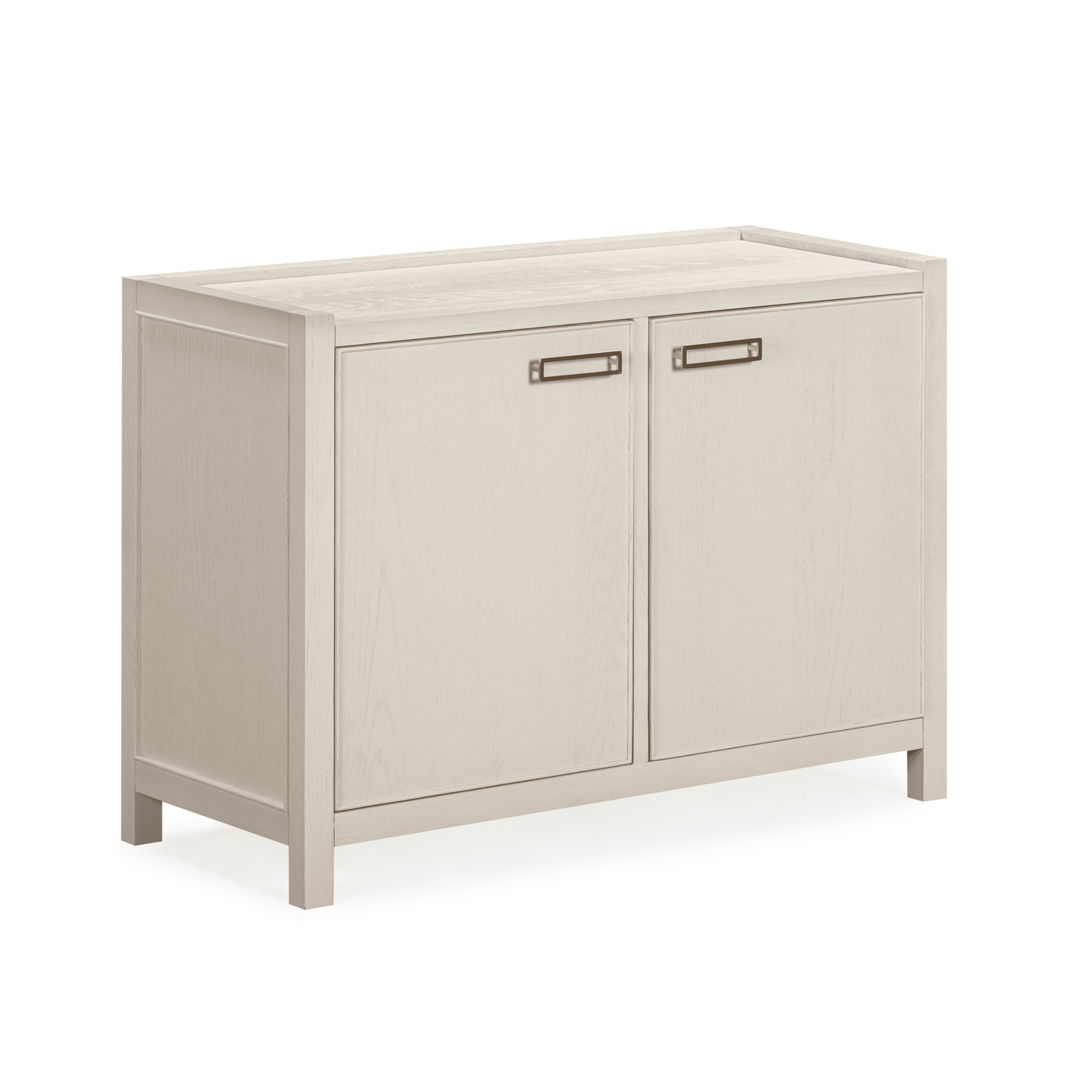 Soho Cream Oak Veneer 2 Door Sideboard.