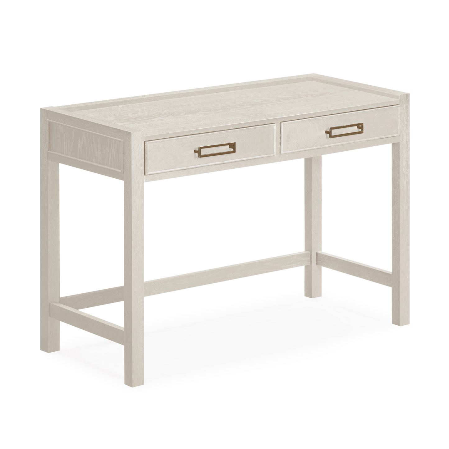 Soho Cream Oak Veneer 2 Drawer Dressing Table.