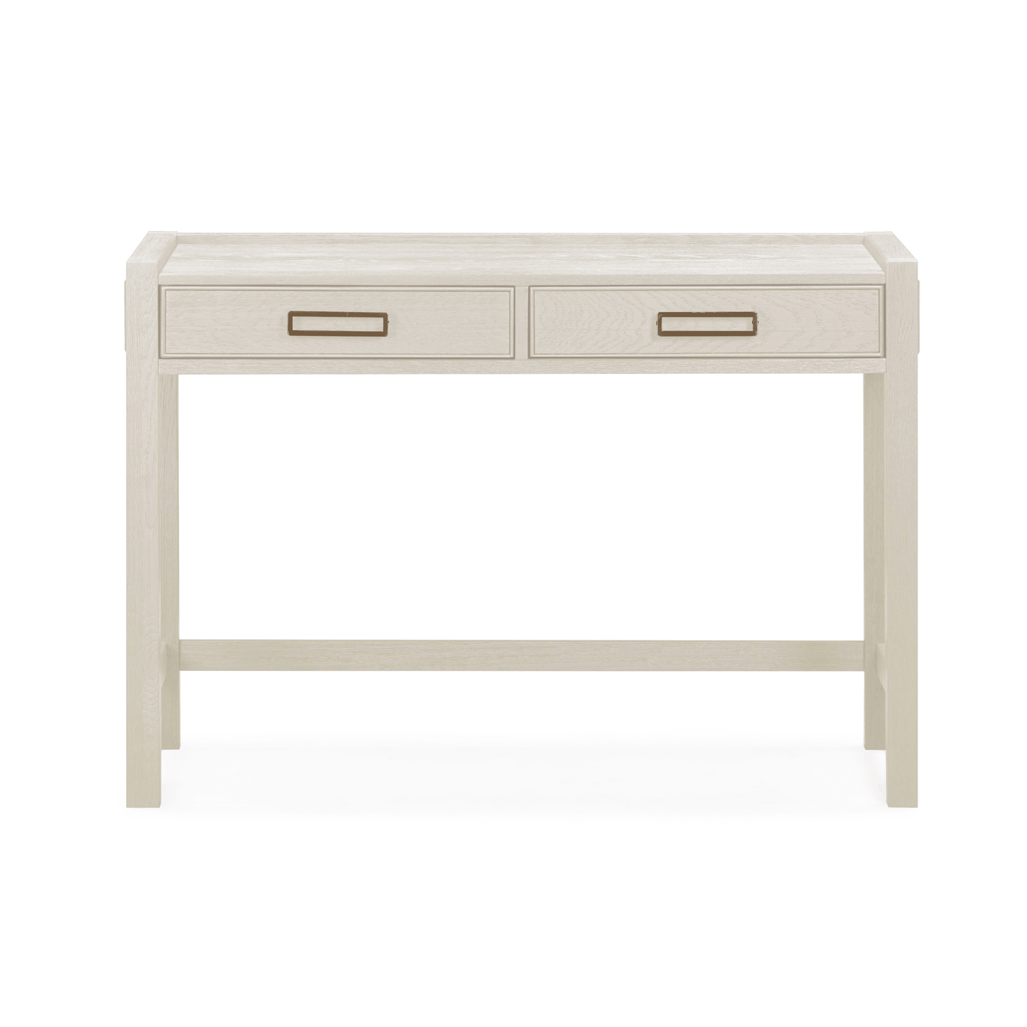 Soho Cream Oak Veneer 2 Drawer Dressing Table.