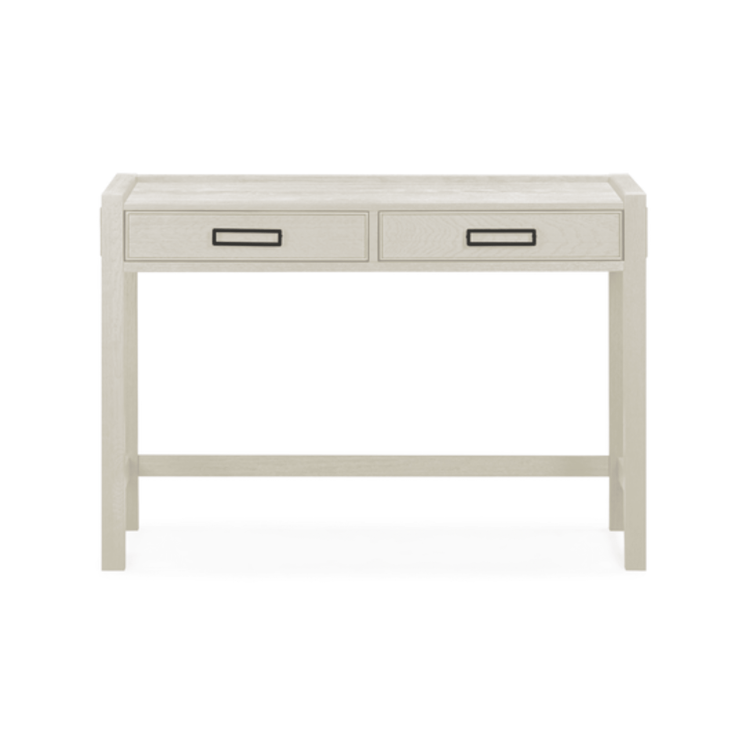 Soho Cream Oak Veneer 2 Drawer Dressing Table.