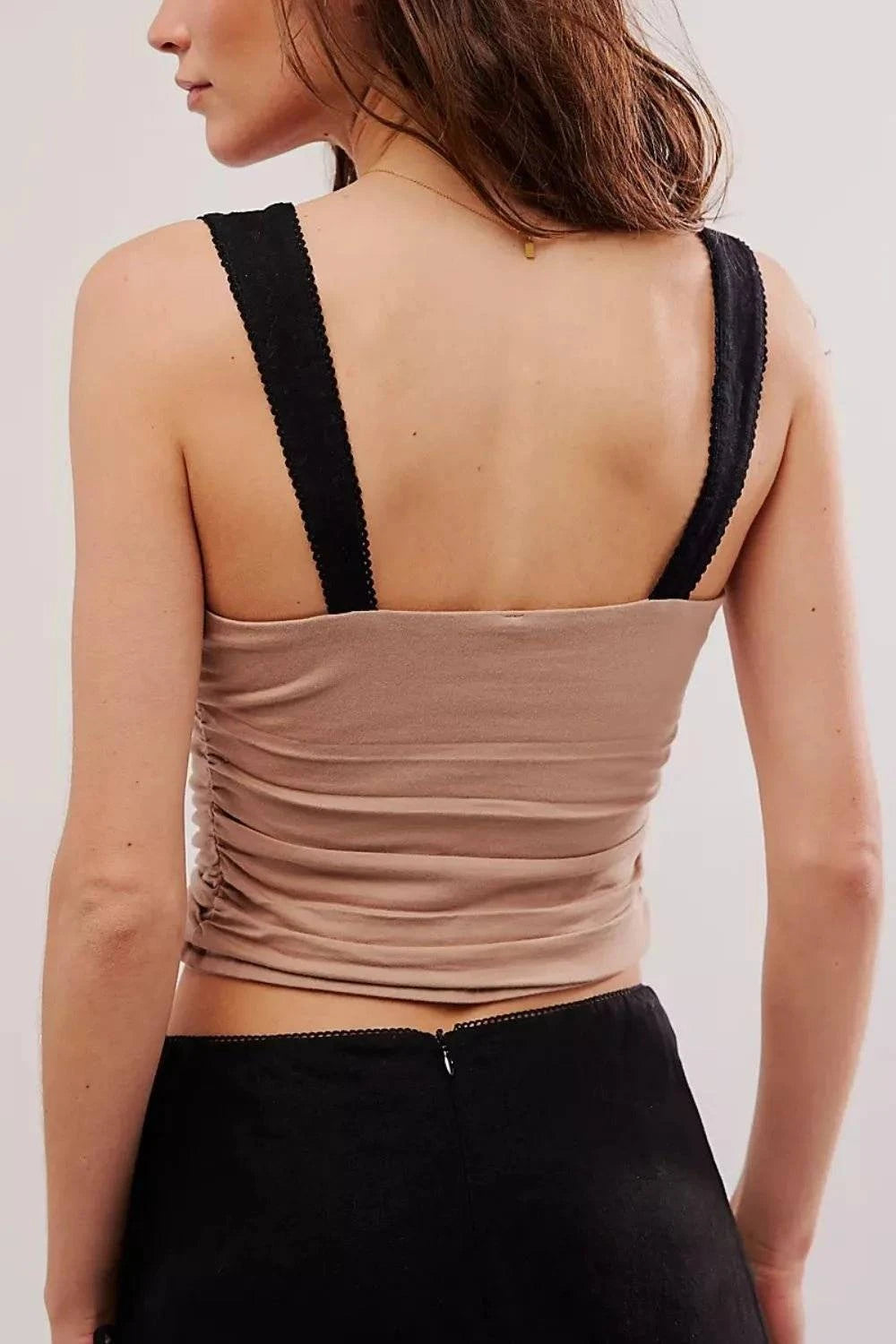Square Neck Wide Strap Cami - Rosey's Creations