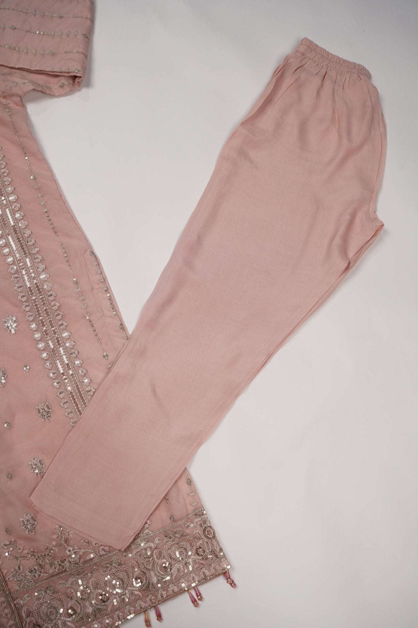 Tehwar - Luxury Organza Outfit - Festive Collection - Ready to Wear - Eid25 - TEHV8D2.