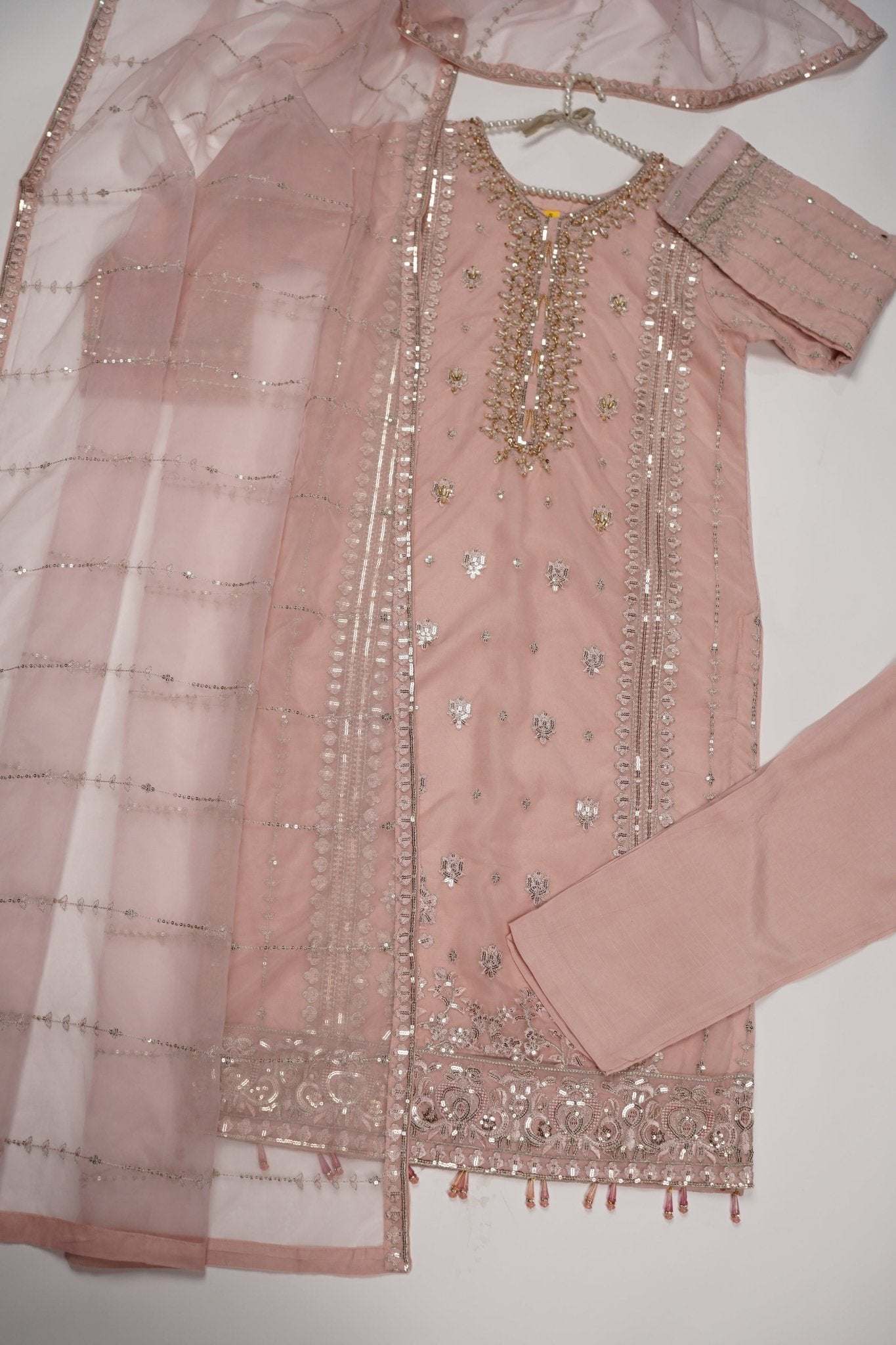 Tehwar - Luxury Organza Outfit - Festive Collection - Ready to Wear - Eid25 - TEHV8D2.