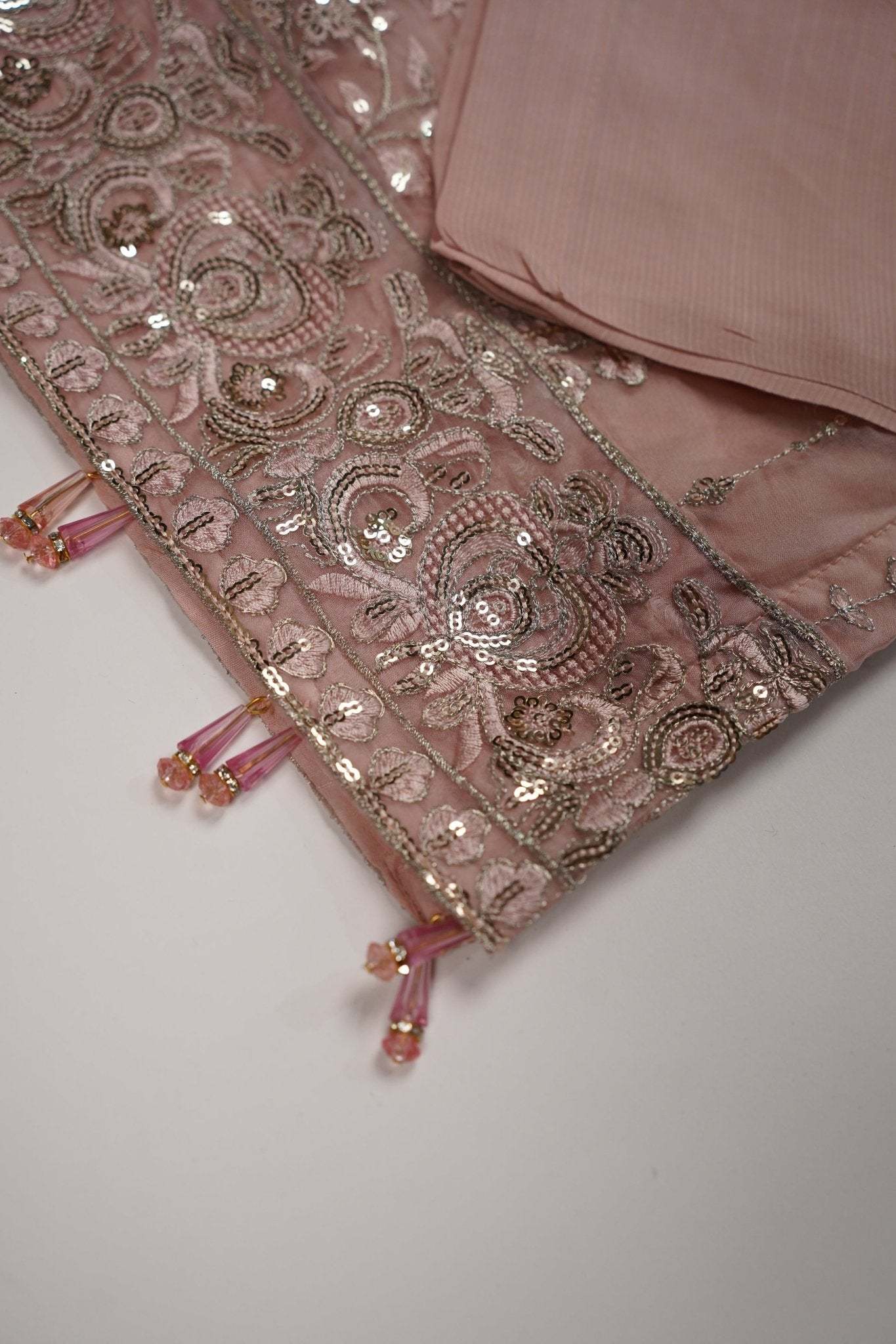 Tehwar - Luxury Organza Outfit - Festive Collection - Ready to Wear - Eid25 - TEHV8D2.