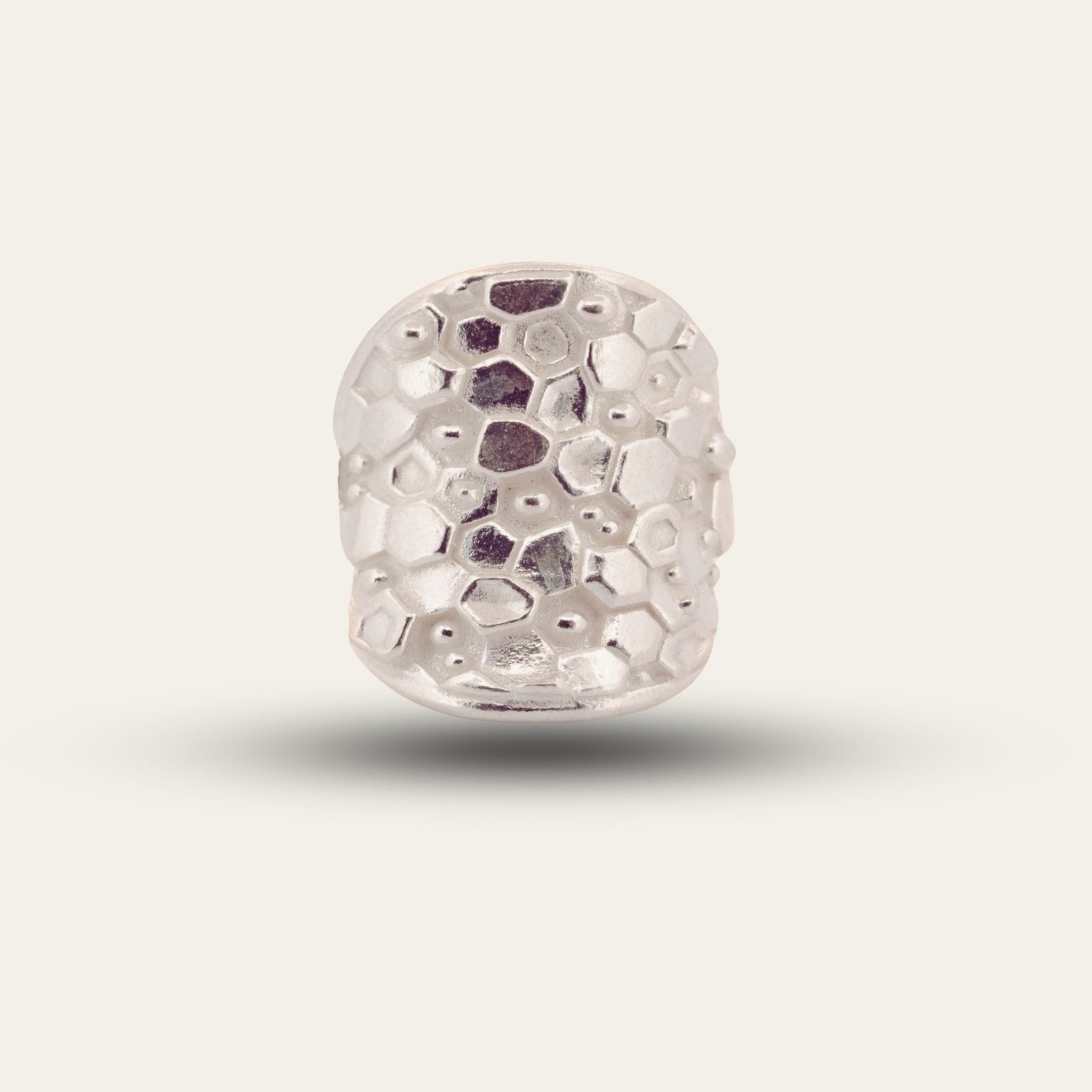 Silver Statement Saddle Ring - Hemera Dainty London
