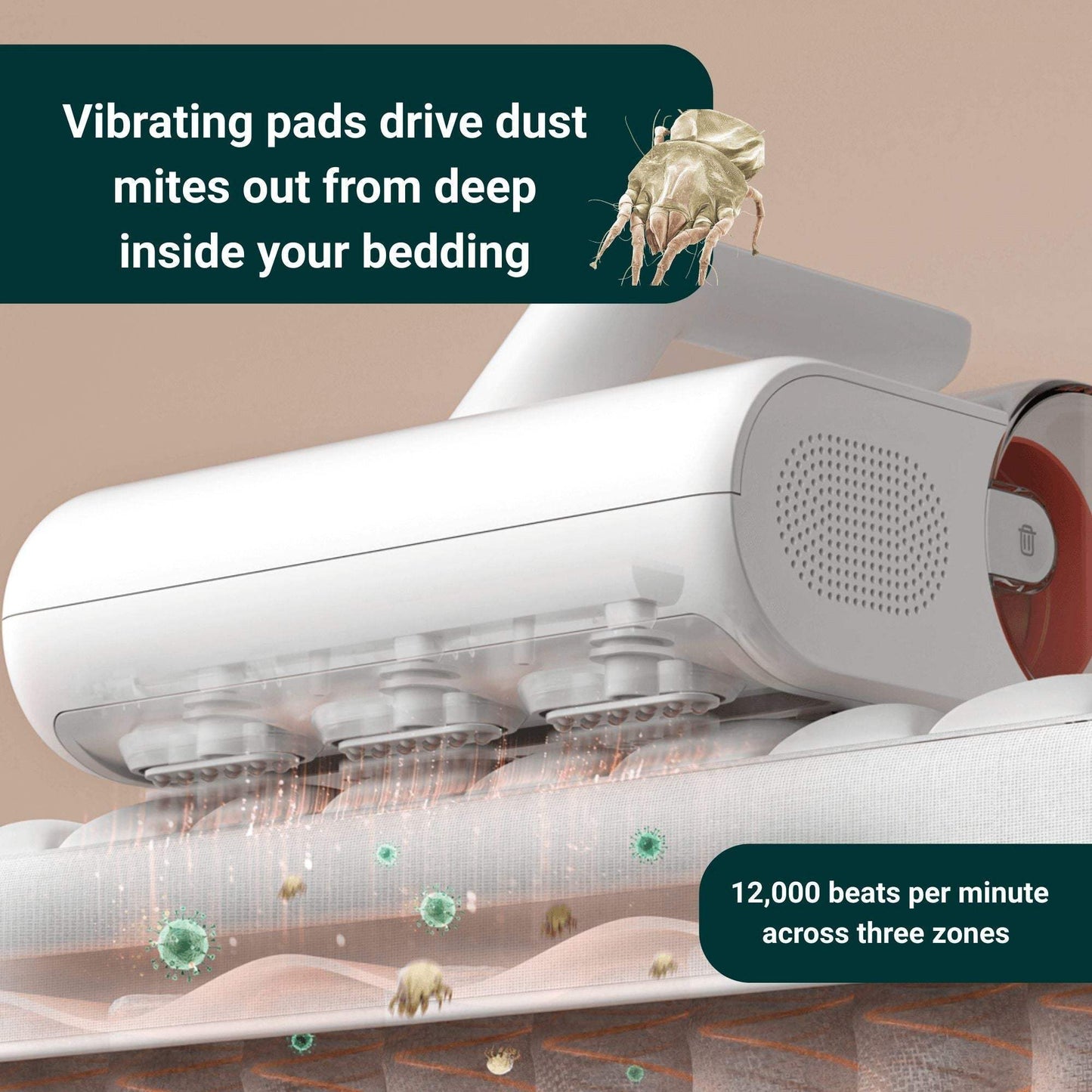 Ultimate Dust Mite Vacuum – Deep Clean with UV, Heat & Cyclone Power.