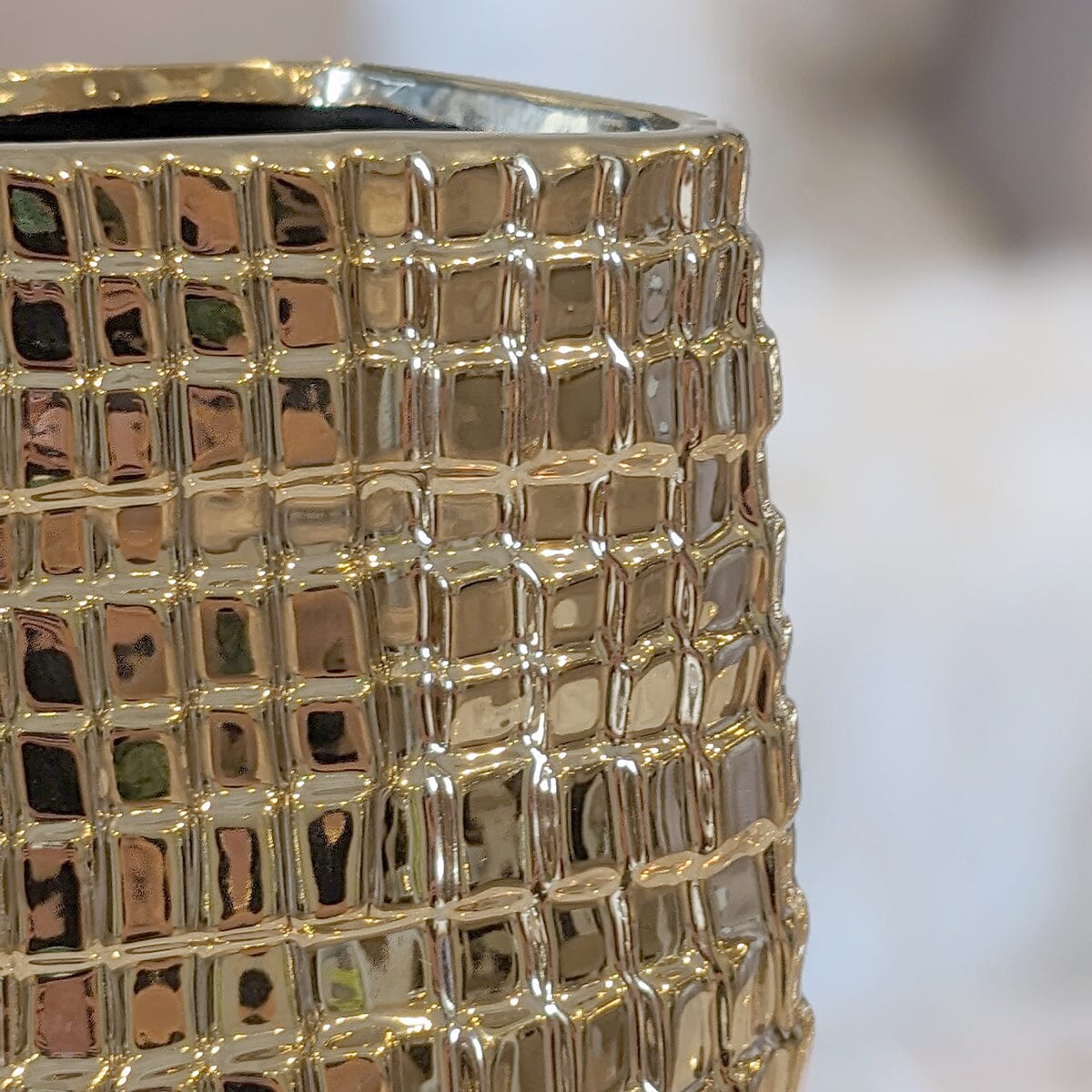 Vieste Gold Abstract Vases - Set of 3 - Rosey's Creations