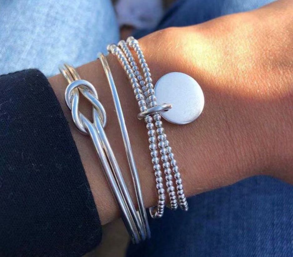 5pcs Heart Infinity Love Jewellery Bracelet Set.