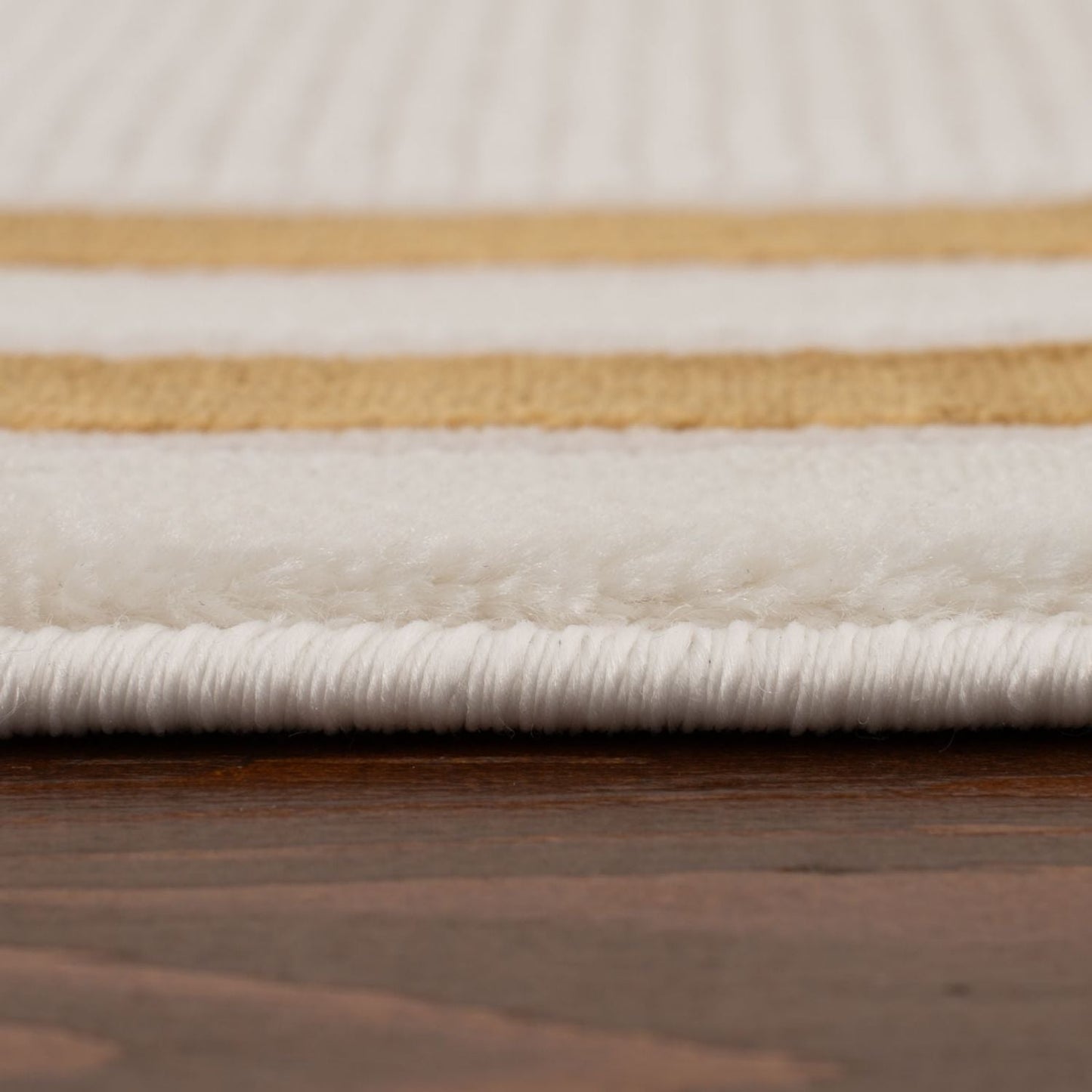 Carmel Cream-Gold Bordered Rug | 6060