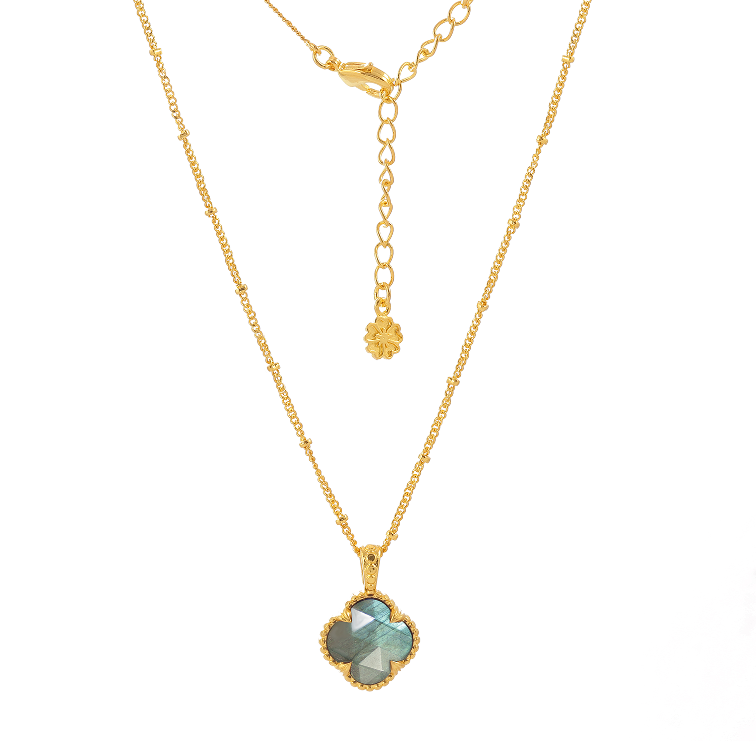 Tyche Gemstone Necklace Labradorite Azuni London
