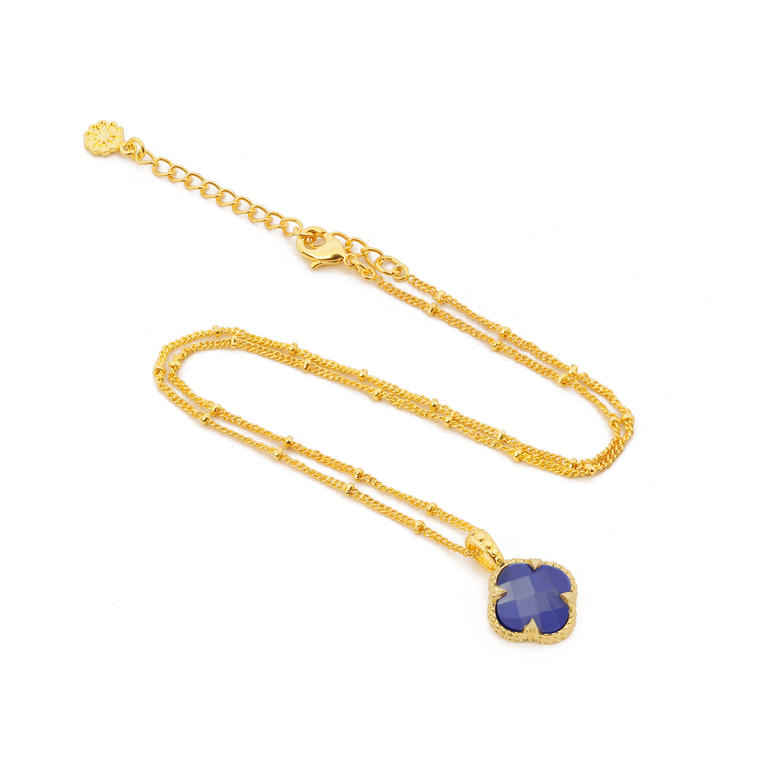Tyche Gemstone Necklace Lapis Azuni London