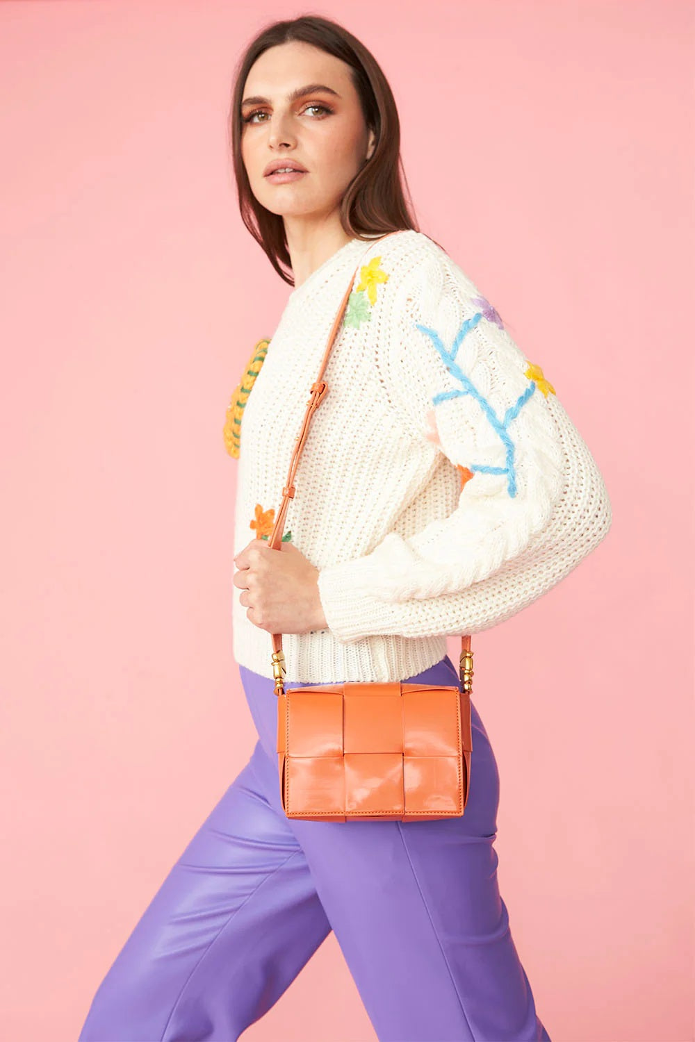 Banana Peel Embroidered Pineapple Jumper Buy Me Fur Ltd