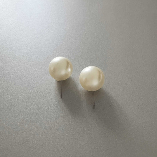 Feya Faux Pearl Stud Earrings LUXE TONES