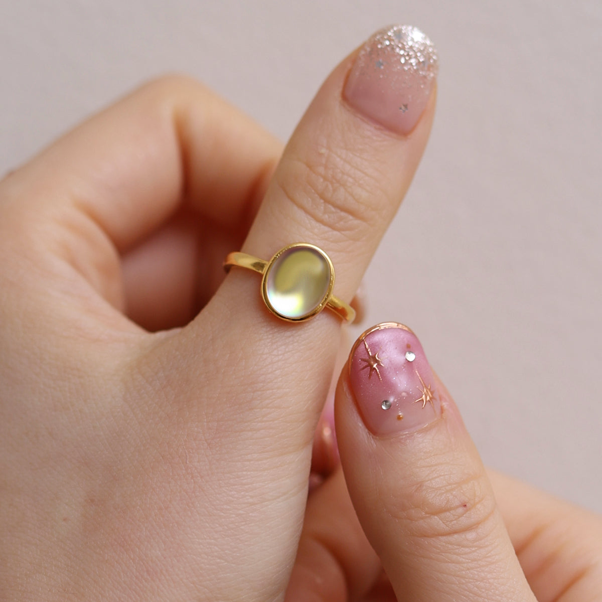 Mythical Moonstone Ring Nabi London