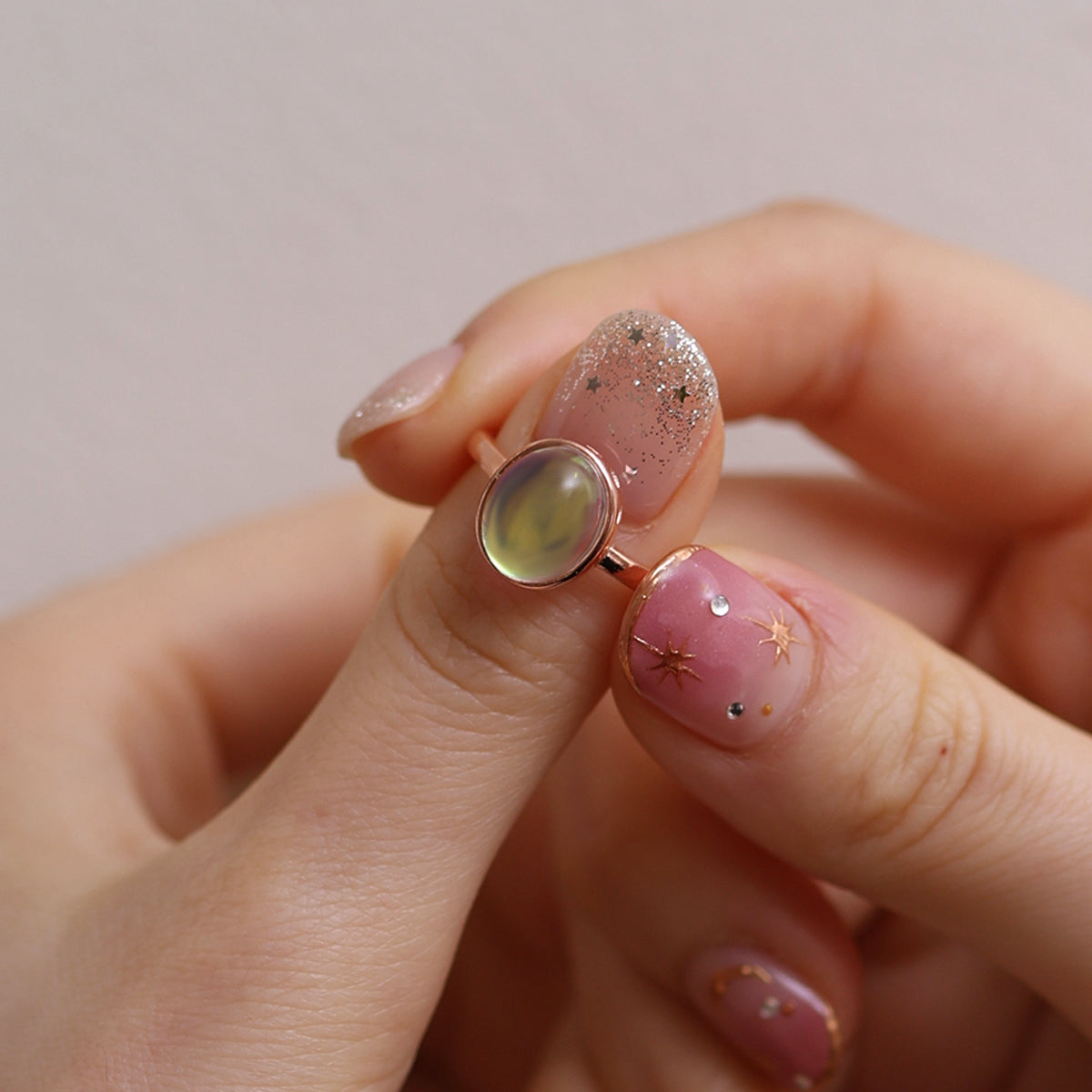 Mythical Moonstone Ring Nabi London