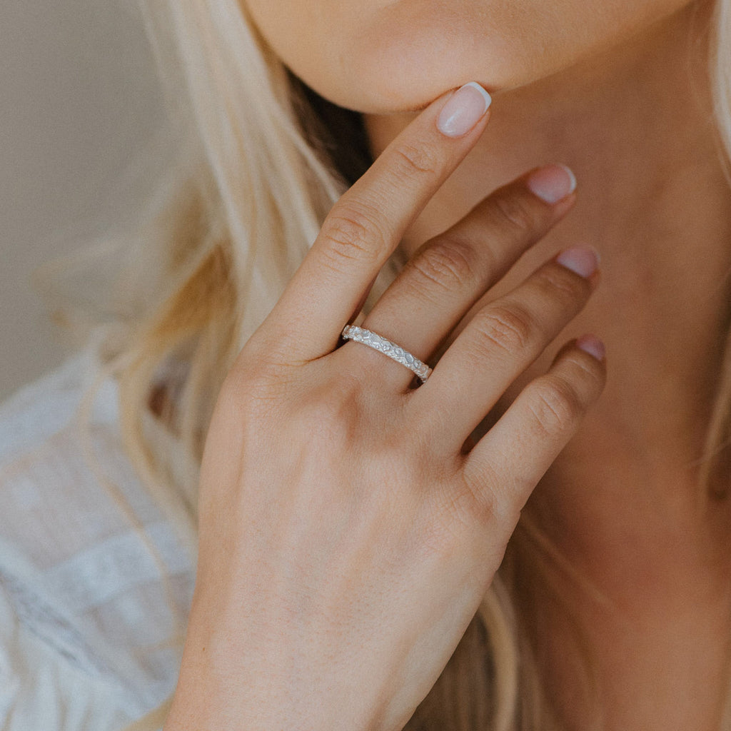 Everyday Silver Goddess Inspired Ring - Hebe Dainty London