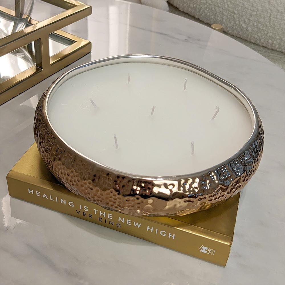Aeolian 7 Wick Bronze Scented Candle - Rosey's Creations